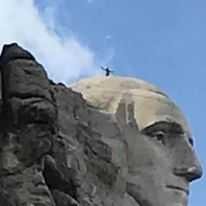 HardHatVetX's tweet photo. I already believed that JFK Jr was alive, but on July 2nd 2020 I knew it beyond a shadow of a doubt. 

I was invited to a VIP party in South Dakota because I was there for the first Q rally and I helped organize it. 

This was the first night I met Gene Ho.

Several years later David Lester Straight said he was on Donald Trump Jr's helicopter with Gene Ho and JFK Jr.
He said they let JFK Jr out of the helicopter and he stood on top of George and that they pulled away and Gene Ho took a picture.

I have been blessed with a friendship with Gene Ho,  and his family, ever since 4th of July weekend 2020.
We are all members of the same church Household of Faith. 

People have shown Gene  this picture that I'm posting and asked if he took that picture?

He says no! 
Because the truth is he didn't take THAT picture.

I believe the picture he took of JFK Jr standing on top of George at Mount Rushmore has not been seen by the public.  It's being kept under wraps for the perfect time.

Sometimes if you ask Gene if what David Lester Straight said was true you can see him giggle like a little schoolgirl, it's the cutest thing ever. 

I can also confirm that David Lester Q Straight was also at the first Q rally.
I met him the first time 4th of July 2020. 
We were good friends for years and I never had a conversation with him in which I didn't leave smarter for having had it.

Usually he will say something like no comment or I cannot say. 

But that sweet little giggle says everything.

July 2, 2020 Andrea Popa showed us a picture of a man standing on top of George at Mount Rushmore.

I got the craziest Angel bumps in my life. Something I have always gotten as a symbol that something is right and something is true. 

From that night on it didn't matter how many times people told me JFK Jr was dead I know with every fiber of my being that he is very much alive. 

I feel sorry for the people that don't know that. 

I get such joy in my heart and in my spirit knowing that JFK junior is alive and well. 

I believe we'll see him very soon! 

Micki Lynn Larson-Olson
AKA QPATRIOT
21 years United States Air Force
Iraq War Veteran
Navy Mom
PARDONED
January 6th inmate 376303