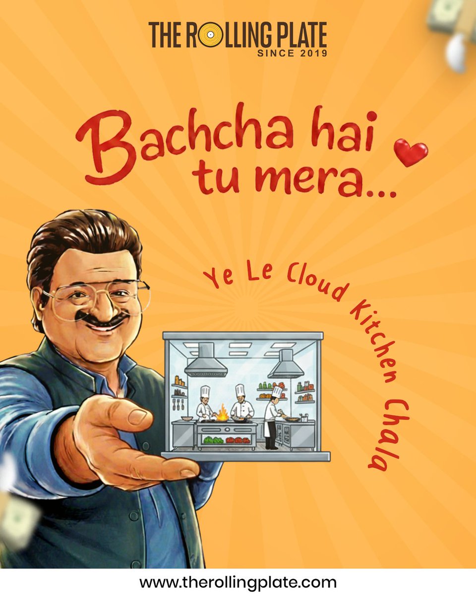 Rollingplate's tweet photo. Options mil rahe hain… profit banana tumhare haath mein hai.

#CloudKitchen #StartupIndia #Business https://t.co/xwe8vfLvT1