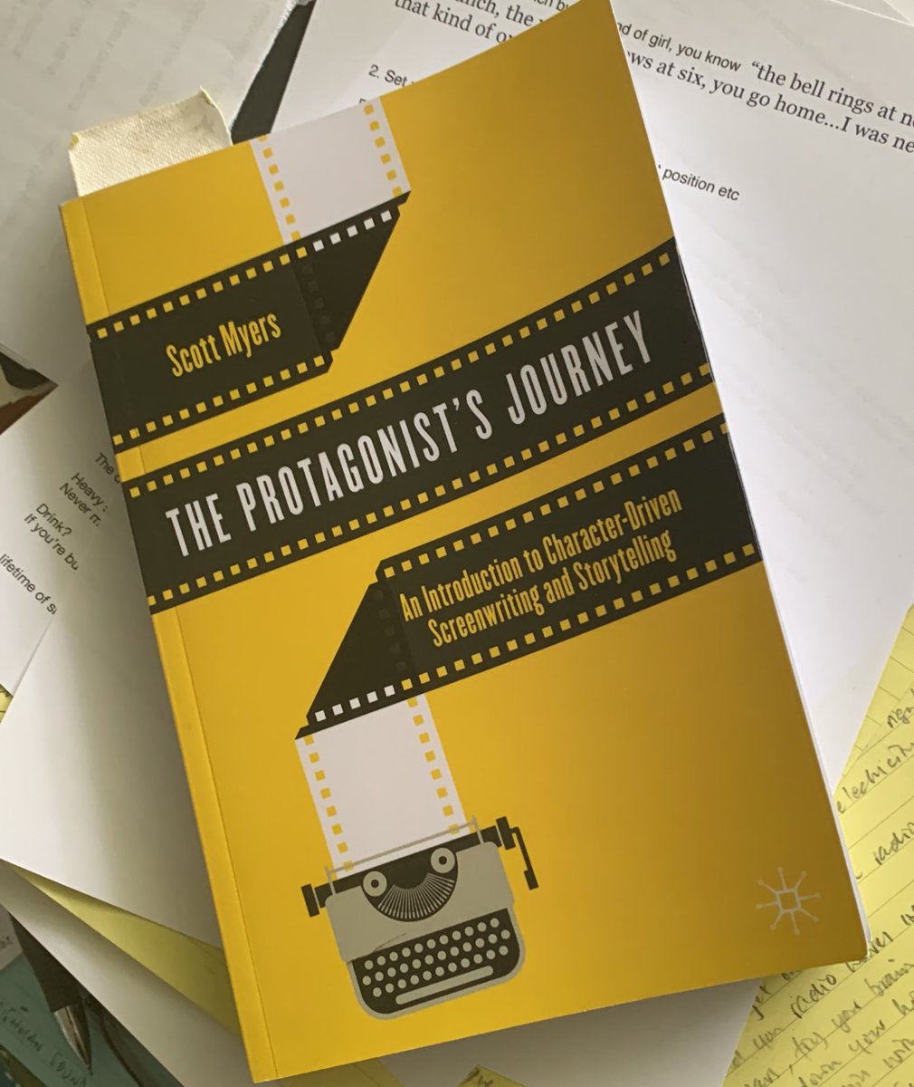 GoIntoTheStory's tweet image. “I enjoyed the book so much, I read it twice and have pages highlighted and dog-eared. His method of ‘Begin with character, end with character, find the story in between’ is embedded in my mind.”--Justin Chaffee (Grumpy Old Santa) amazon.com/The-Protagonis… #screenwriting