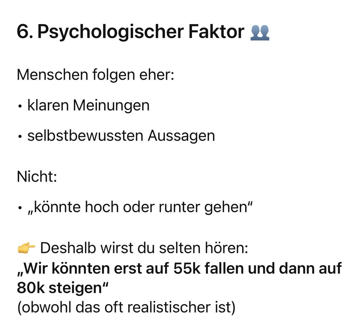 witraoriginal's tweet image. Wir haben soeben mal die KI nach ihrer Einschätzung befragt, warum (einige) #Cryptoinfluencer davon sprechen, dass #BTC  „JETZT“ auf 80.000$ geht📈 und andere, dass er „JETZT“ auf 55.000$ fällt📉

Neben den „logischerweise“ monetären Interessen, die genannt wurden, ist Punkt 6