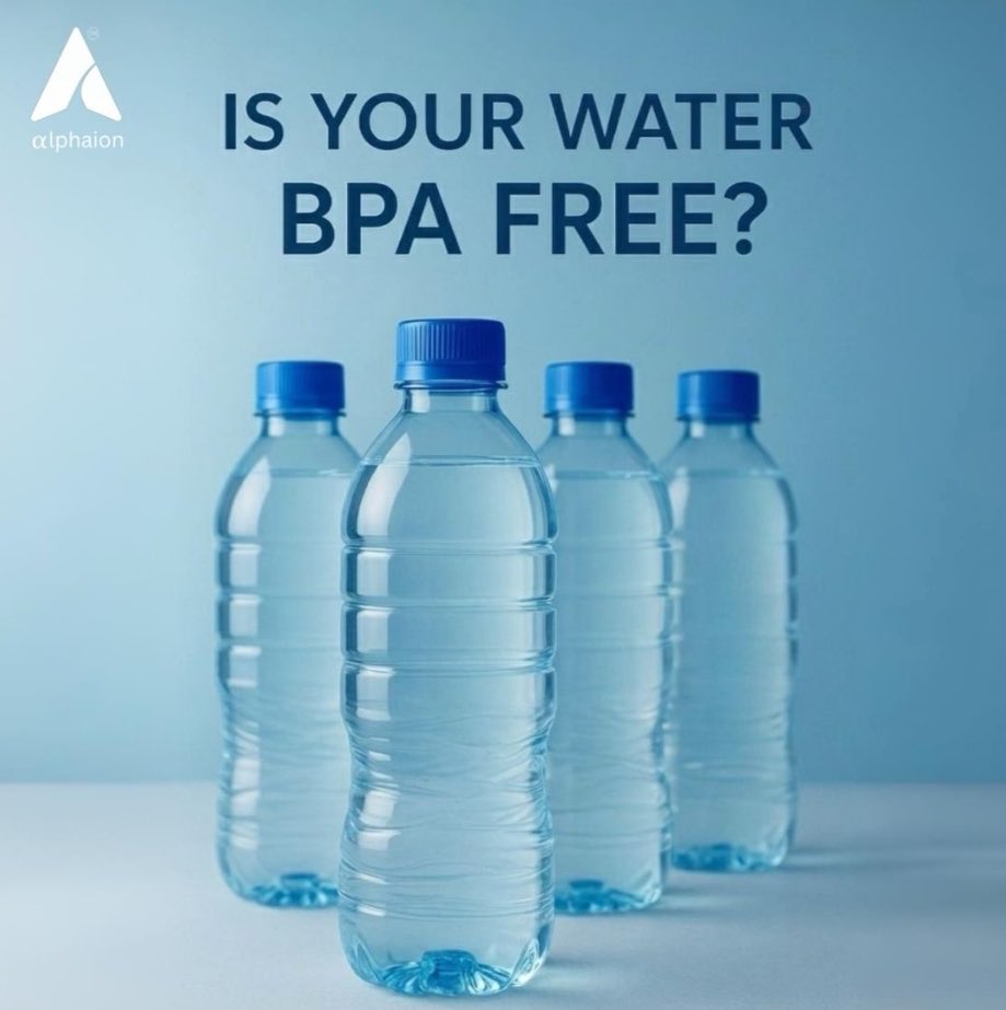 Alphaion_in's tweet photo. Is your water truly BPA-free? 💧 This invisible chemical can leach from plastics and affect health—so assumptions aren’t enough. Alphaion’s advanced sensing enables precise, reliable BPA detection for safer drinking water. #WaterSafety #BPA https://t.co/CXlgK9YI1A