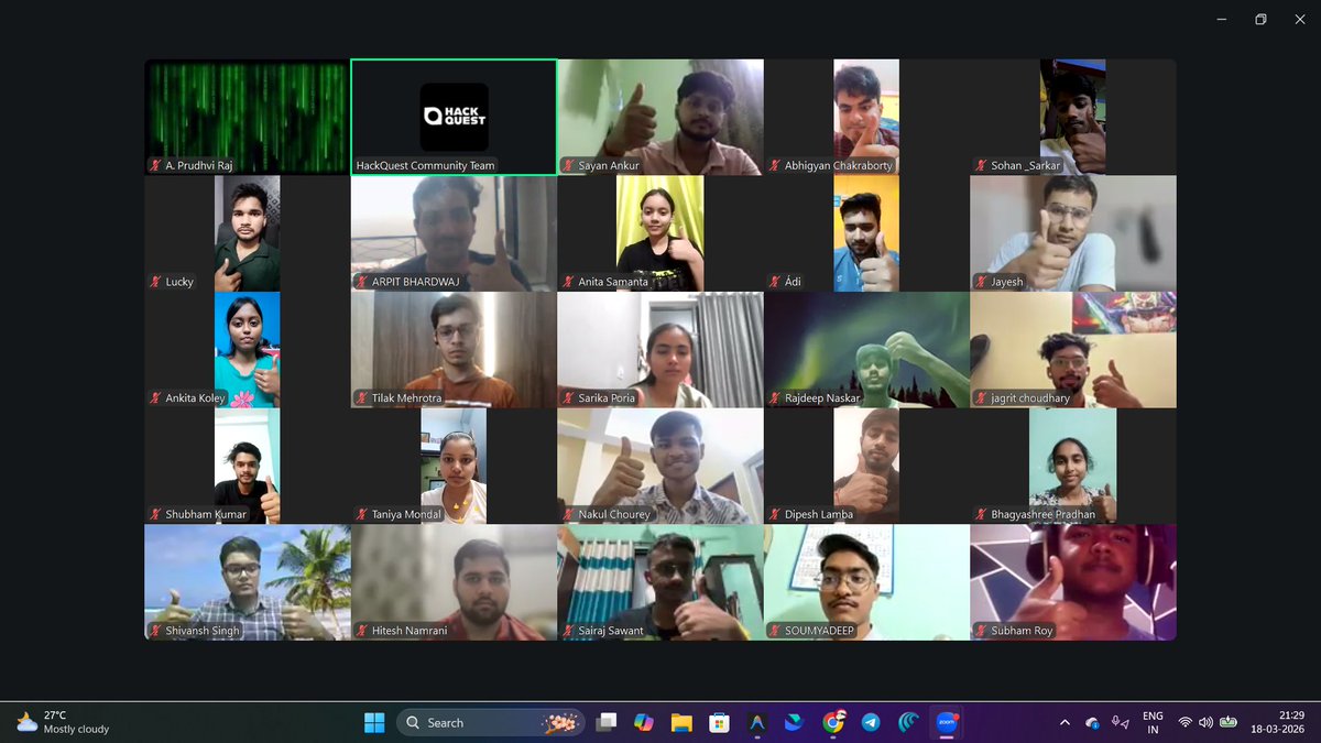 HackQuest India tweet media