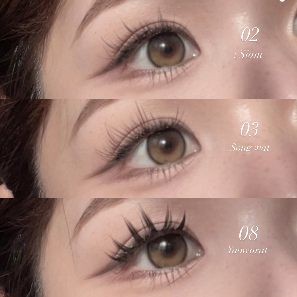 meilinda กลับมารันวงการขนตาปลอมแล้วว นี่+คะแนนให้ตั้งแต่เป็นกาวสีดำ แล้วมีหลายทรงมากกก ไม่จำเจ จะเบาeveryday จะโต่วอินมาครบ ขนตาเบา แกนไม่แข็งแทงตา กาวเหนียวนั่งวินยังรอด ใครอยากถ่ายรูปขึ้นกล้อง เบอร์08 คือที่สุดดด