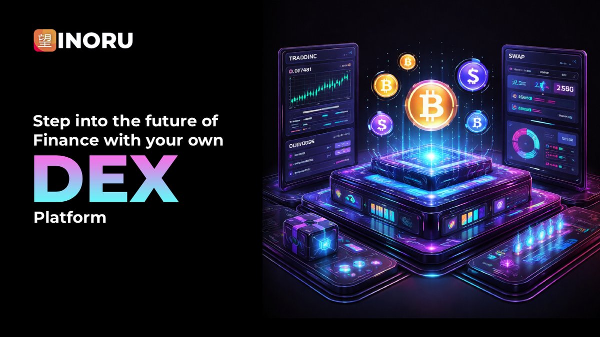INORU_Official's tweet image. The DEX market is booming and early movers are winning big. Let's Launch your decentralized exchange platform.

Check: inoru.com/decentralized-…

#DecentralizedExchange #CryptoExchangePlatform #DEX #DexDevelopment #CryptoExchangeDevelopment #DecentralizedExchangeDevelopment