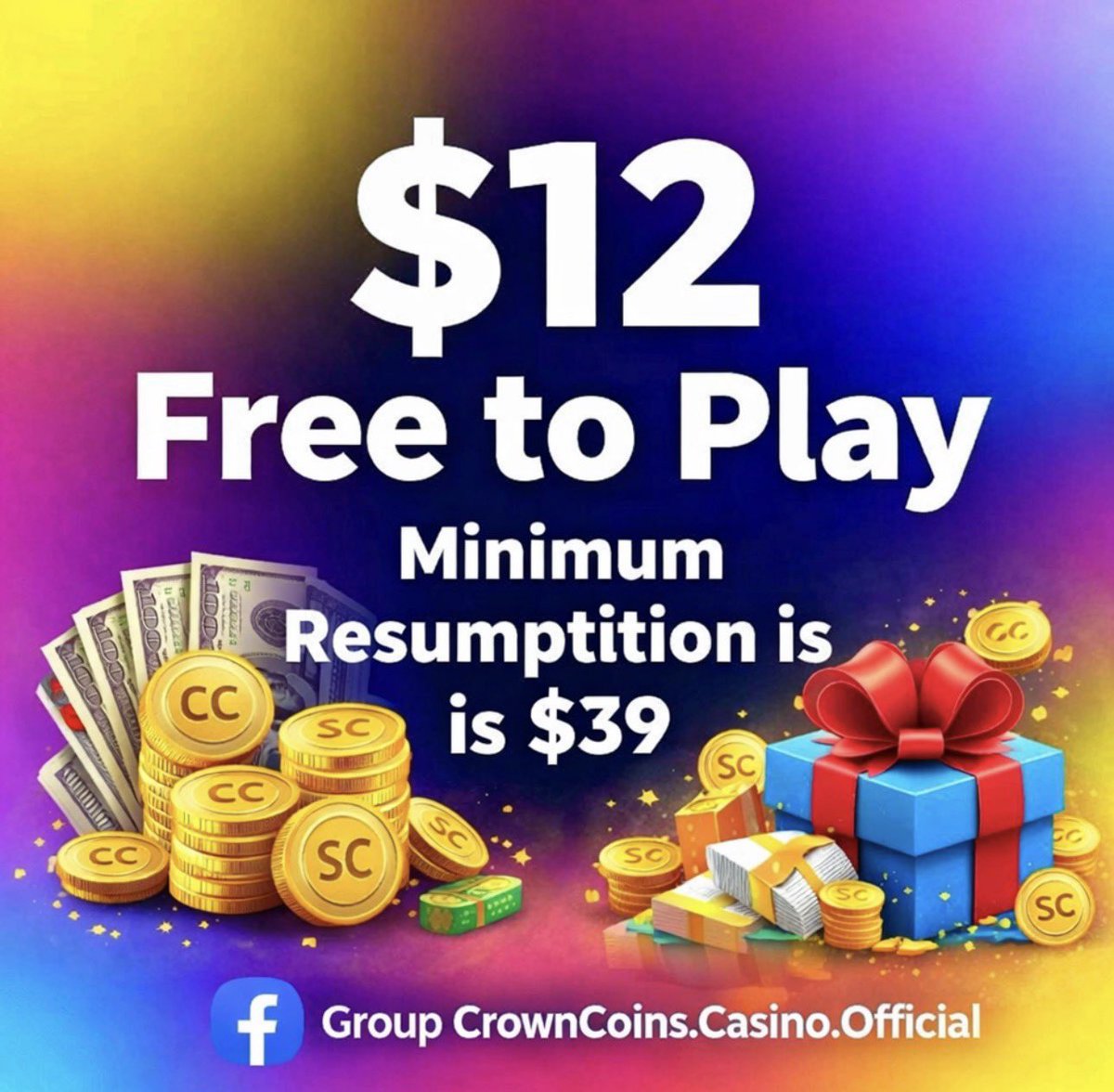 freebonuscrowns's tweet photo. Freeplay available Now
$12freeplay 💯  Just Retweet, Typing 𝐅𝐫𝐞𝐞𝐩𝐥𝐚𝐲 https://t.co/PzLACrmIFK