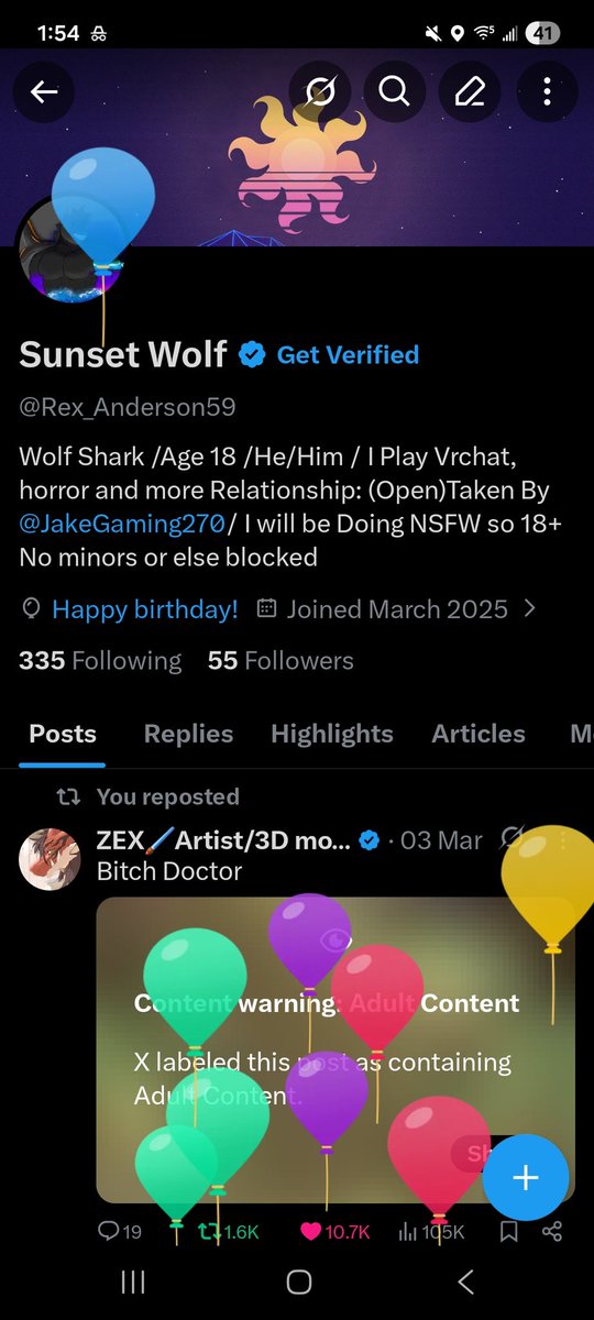 Sunset Wolf tweet media