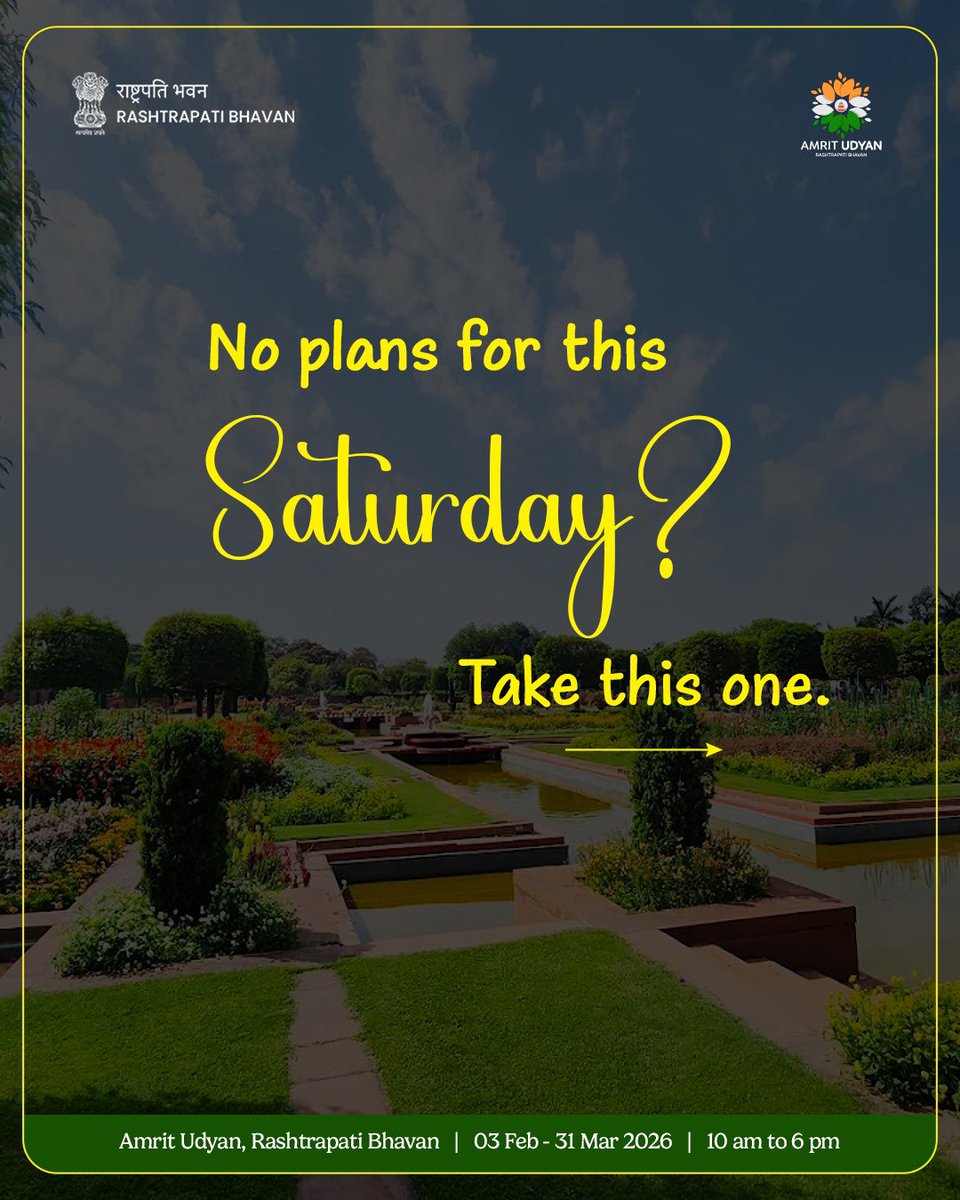 Rashtrapati Bhavan Visit tweet media