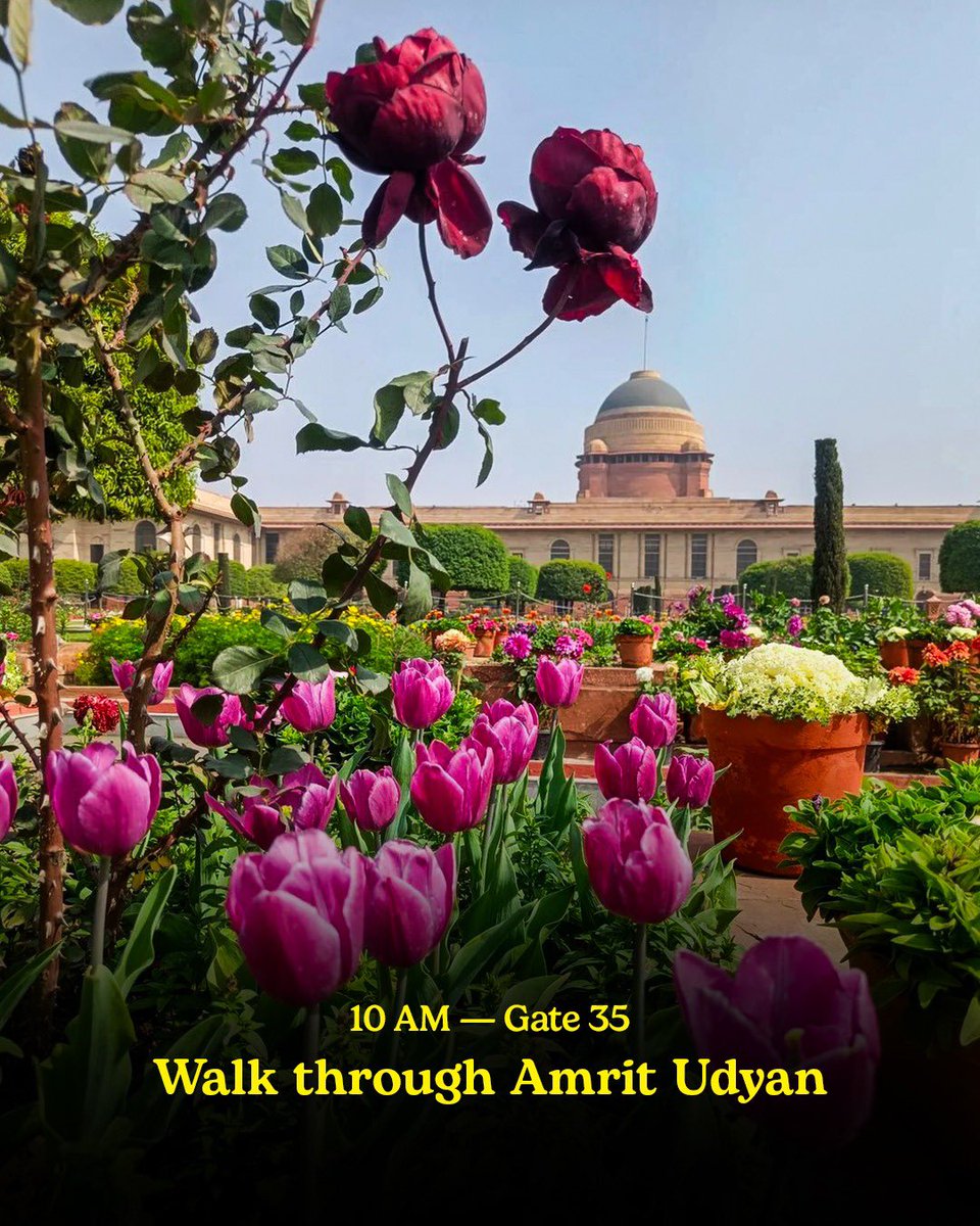 Rashtrapati Bhavan Visit tweet media