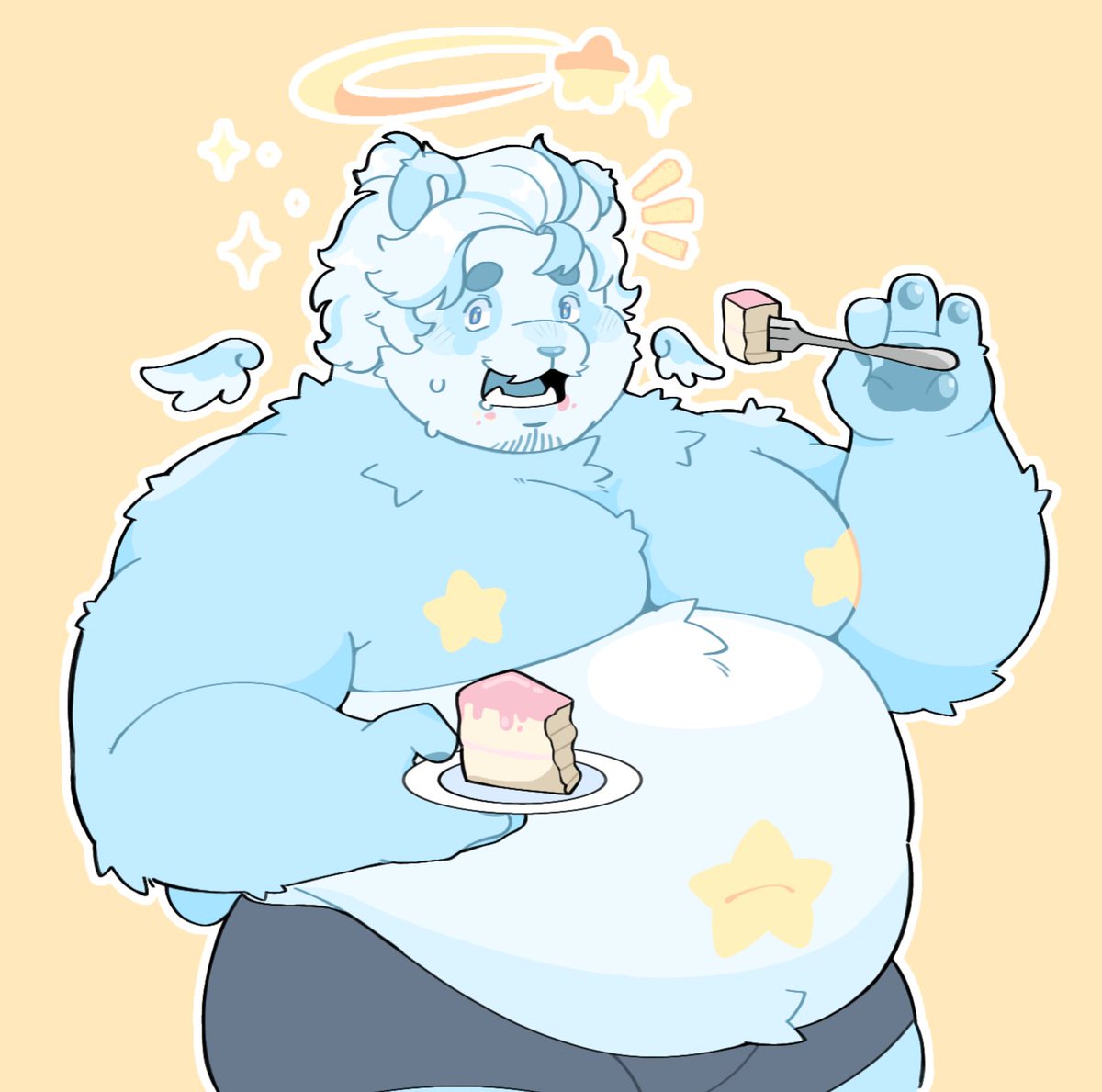 Caught eating your leftover cake..