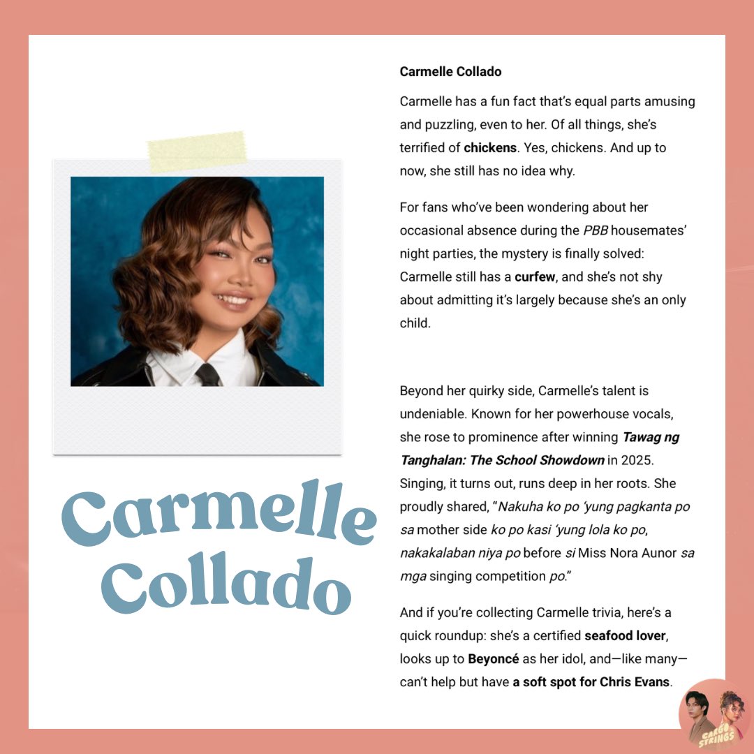 cargostrings's tweet image. Carmelle and Iñigo in an exclusive Metro.Style interview with the Kapamilya housemates. 💡🎨

📚: metro.style/people/2026/3/…

#iñigojose • Iñigo Jose 
#carmellecollado • Carmelle Collado 
#cargo • #cargostrings