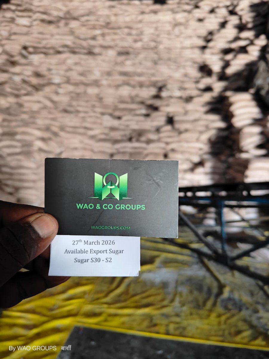 WeAreOcean_'s tweet photo. 27 MARCH 2026 – Available Sugar S30/M30

WEARE OCEAN Export/Domestic is in a strong position to supply S30-S1/S2.

📧 procurement@weareoceanexport.com
📞 +91 79040 83891
🌐https://t.co/898g6j3ZlQ

#weareocean #sugars30 #waogroups #domestic #export #sugar #jaggery https://t.co/k7DRqtGcav