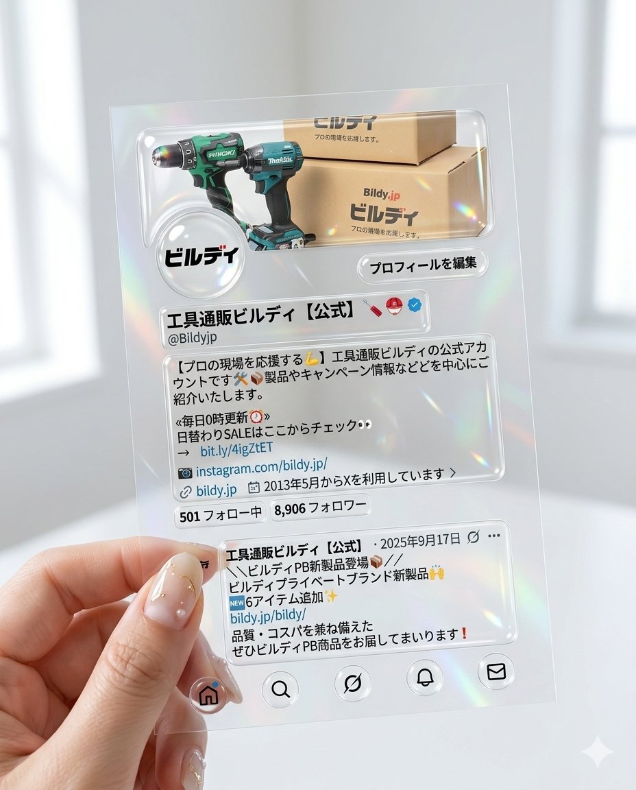 工具通販ビルディ【公式】🪛⛑️ tweet media