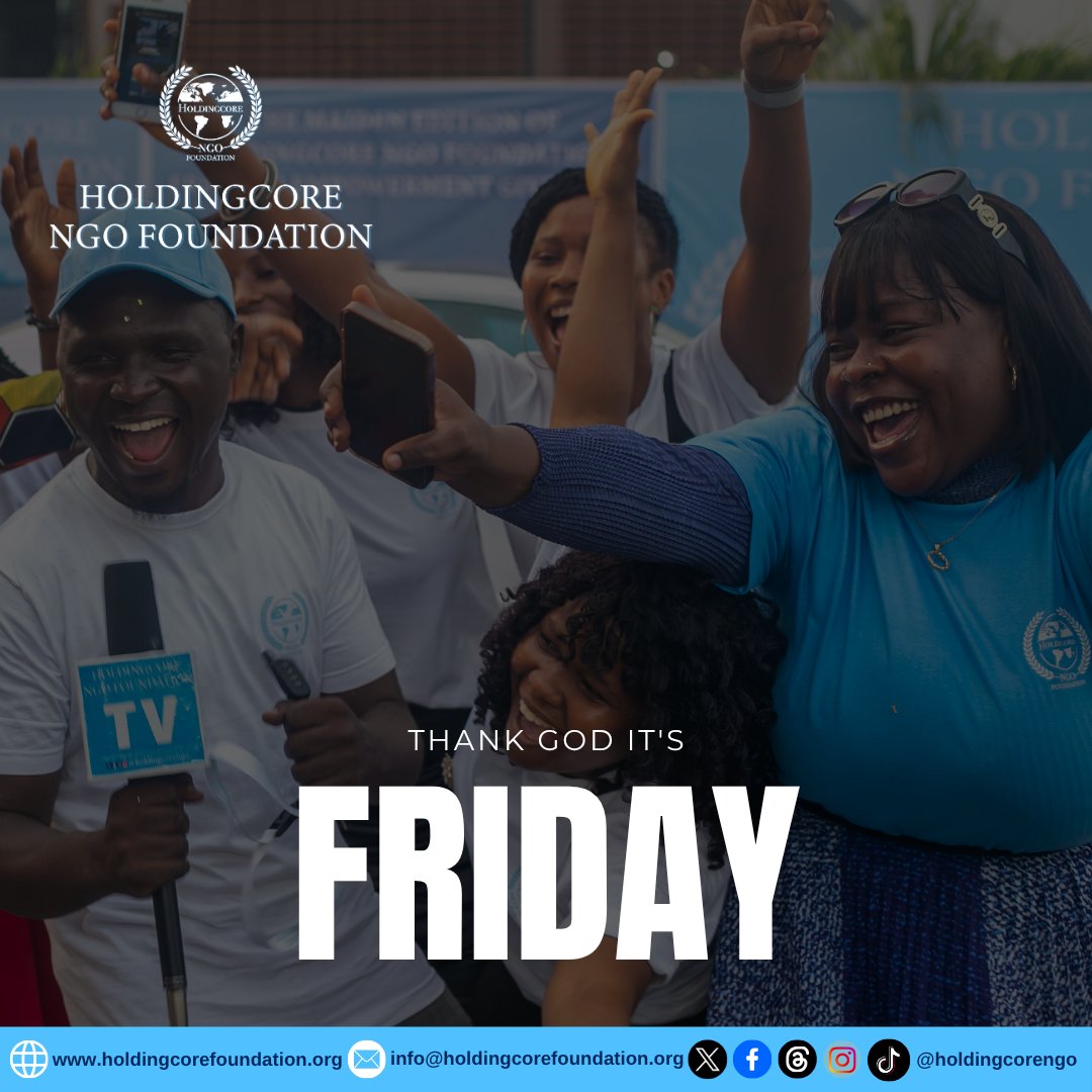 Holdingcorengo's tweet photo. Let’s head into the weekend with a grateful heart and a clear mind.

#HoldingcoreEMPFoundation #WeekendMode #StayGrounded #Gratitude https://t.co/9cM3NgERx8