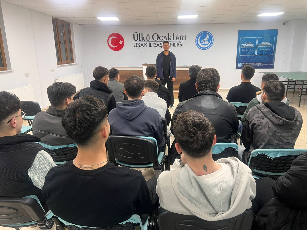 Ülkü Ocakları Uşak İl Başkanlığı olarak;

Kutlu ocağımızda "Bahar Dönemi Eğitim Seminerlerimizde" bu hafta;

✅ Yasin Programimiz ardından,

✅ Bağımsız Türk Devletleri,

✅ Türk Kültürünün Temel Unsurları konulu seminerlerimizi,

📚 Üniversite Birimi Yoneticimiz, Süleyman Efe