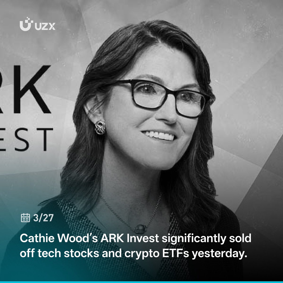 UZX_Official's tweet image. ⚡️#UZX BREAKING NEWS #CryptoETF

Cathie Wood’s ARK Invest significantly sold off tech stocks and crypto ETFs yesterday.