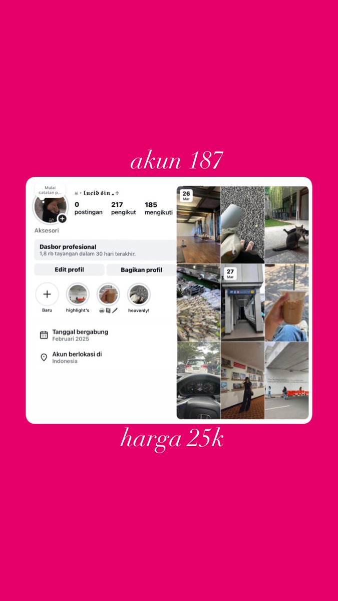 North, stok cek di saluran WA tweet media