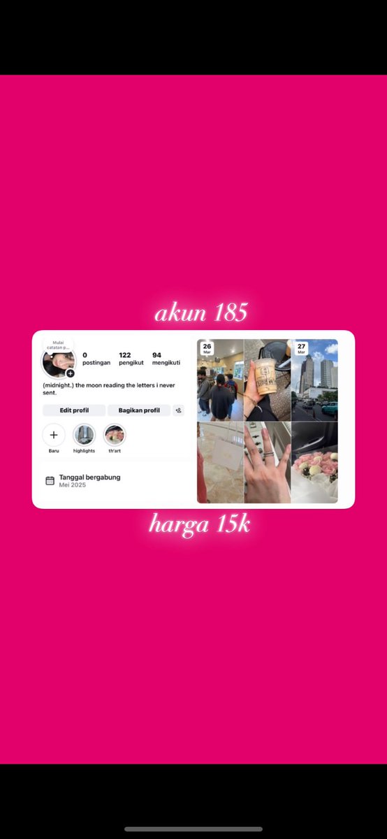 North, stok cek di saluran WA tweet media