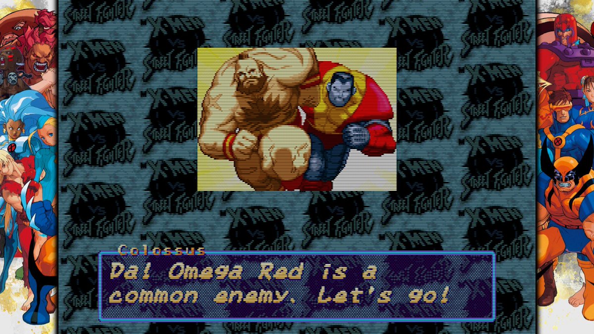 tmma1869's tweet photo. Which reminds me

Zangief's X-Men vs. Street Fighter ending literally has them team up against Omega Red

The Ultimate Russian Showdown! That's gonna be the trio for MvC2 lol

#MarvelVsCapcom #MVCFightingCollection #XMenVsStreetFighter #XmVSF https://t.co/VPBmFZqNyk