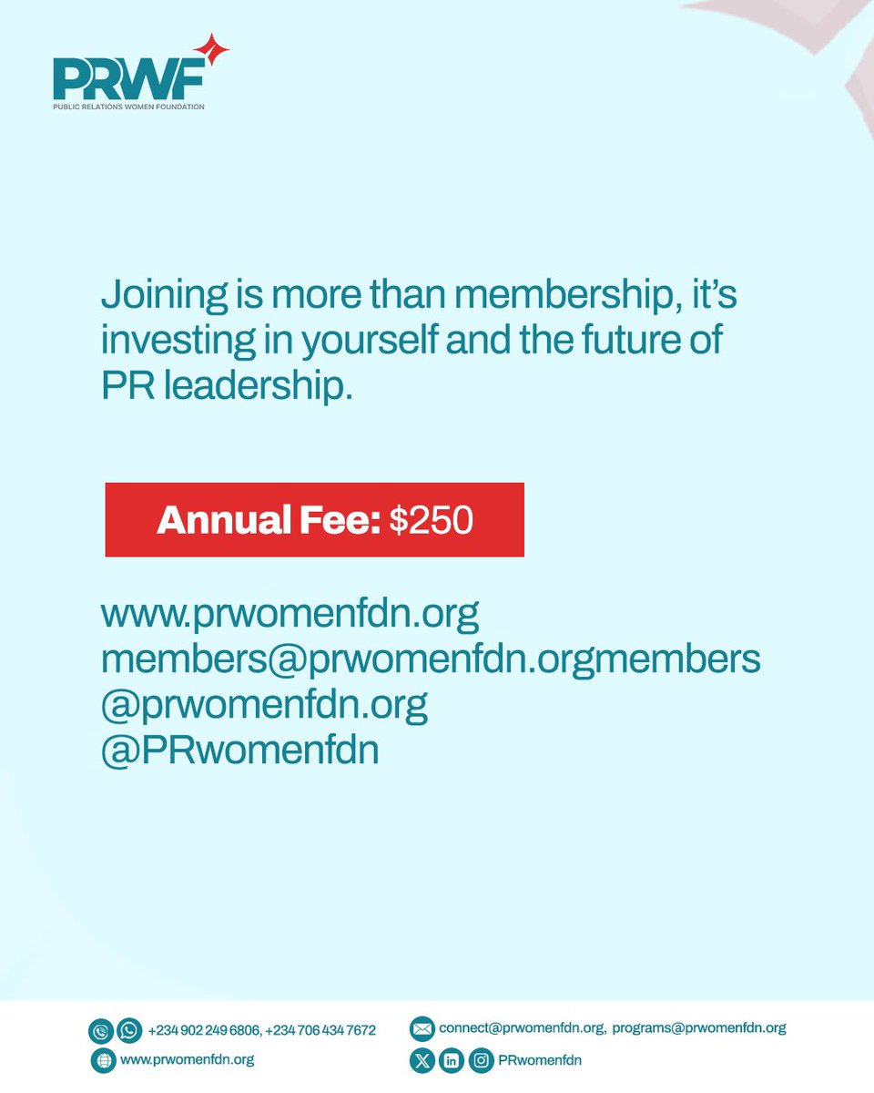 Public Relations Women Foundation tweet media