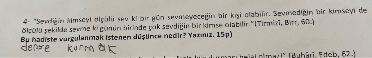 Sadece sınav yapmıyoruz hayatı da öğretiyoruz djddhdhjdjdjdjd