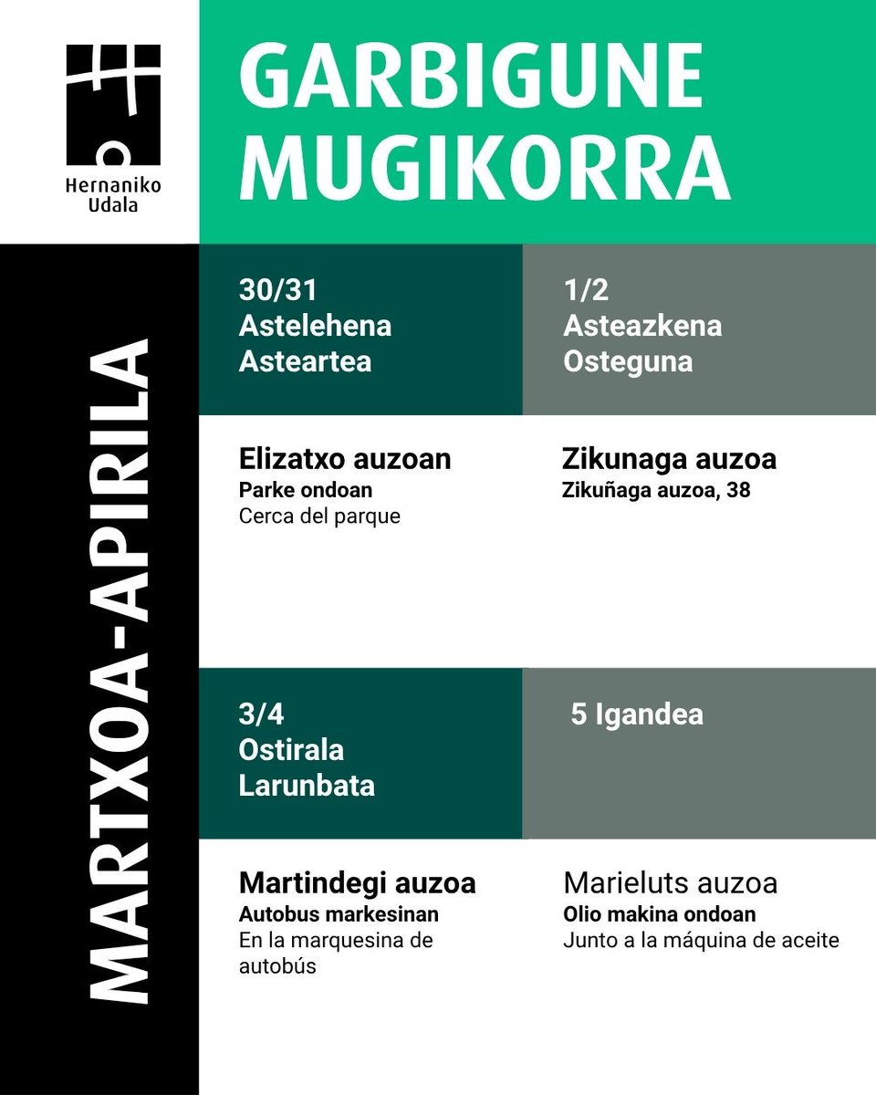 Hernaniko Udala tweet media