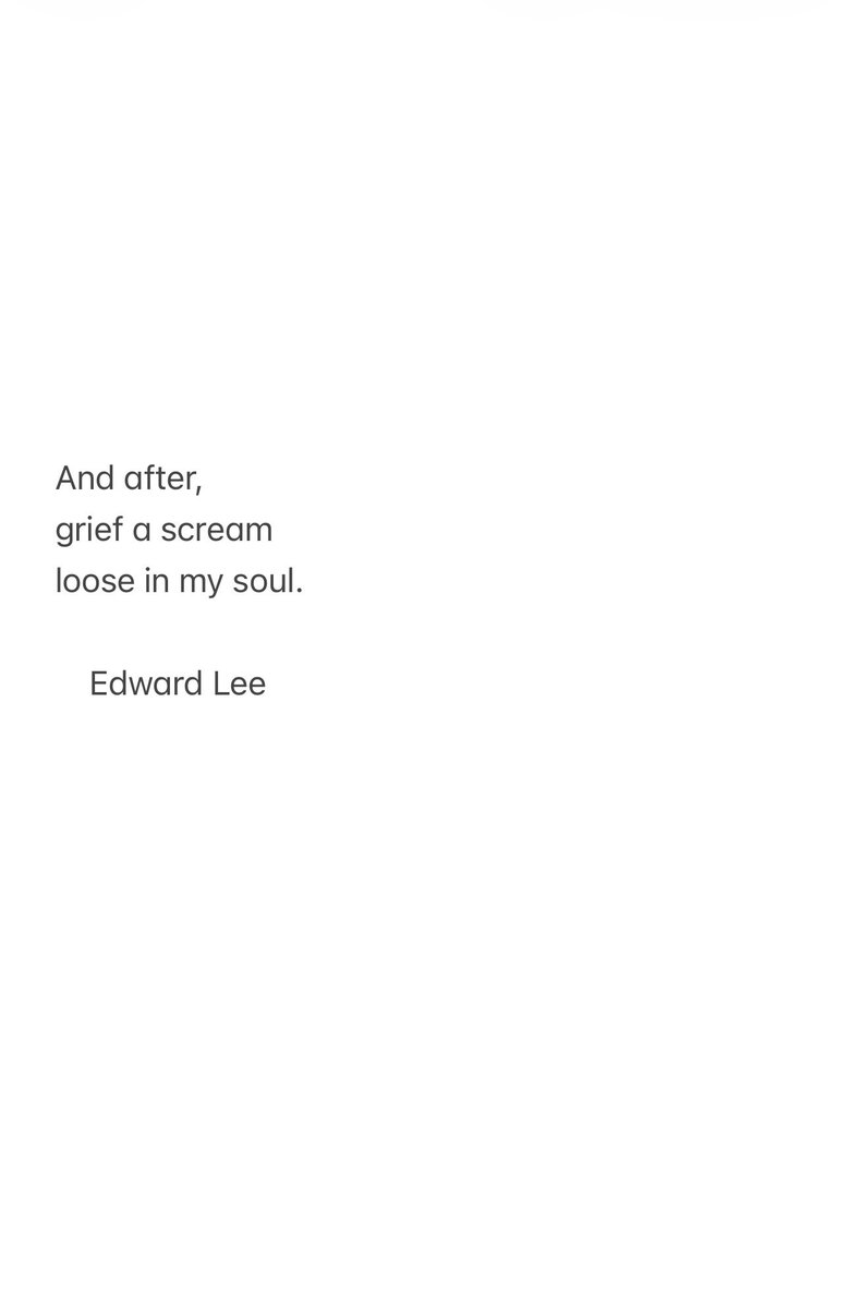 Edward Lee Poetry tweet media
