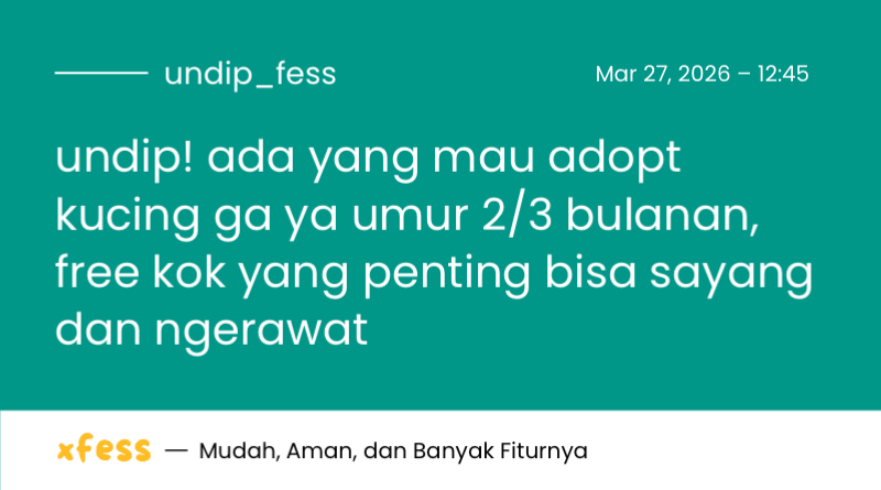 UNDIP MENFESS tweet media