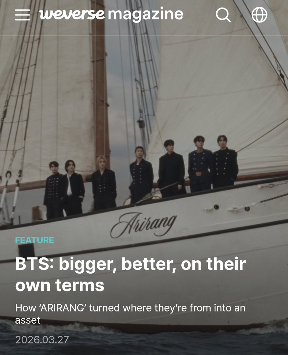 [แปลเต็ม]บทความพิเศษ #BTS

มีเรื่องเล่าแบบหนึ่งที่เรามักได้ยินเสมอเกี่ยวกับศิลปินระดับโลก เมื่อพวกเขากลับมาหลังหายไปนาน—แรงกดดันมหาศาล ความคาดหวังที่แทบเป็นไปไม่ได้ และโลกดนตรีที่เดินหน้าต่อไปแล้ว
ศิลปินจะต้อง“เอาชนะอดีตของตัวเองแล้วกลับมาปังอีกครั้ง”หรือไม่ก็“ค่อย ๆ เลือนหายไป”