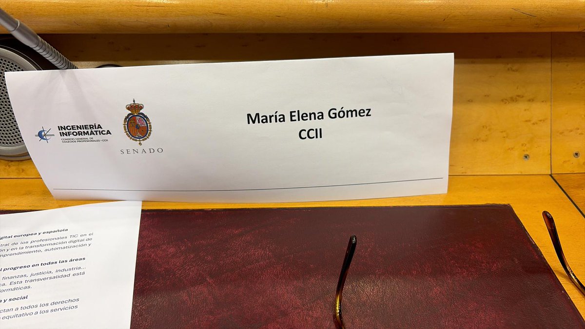 El pasado viernes 20 de marzo se el <a href="/cciinfor/">CCII - Consejo General Ingeniería Informática</a> organizó los IV Premios Nacionales de la Ingeniería Informática en el <a href="/Senadoesp/">Senado de España</a> donde acudió Elena Gómez como representante del <a href="/cpiiaragon/">CPIIAR</a>.

Disfrutamos de una jornada de máximo orgullo por la Ingeniería Informática a nivel nacional