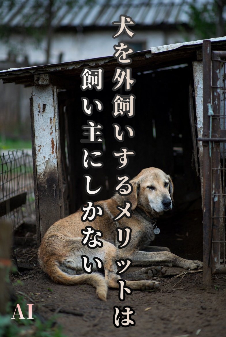外飼いを自慢気に語る人

大工さんに
立派な犬小屋作って貰った

暑い日は軒下に置いて
あんまり寒い日には
家の中に入れたりもした

暑い 寒いも解ってて
立派な犬小屋まで作って
それでも 
家に入れない理由ってナニ？

どうして そこまでして
犬を外で飼わなきゃいけないの？