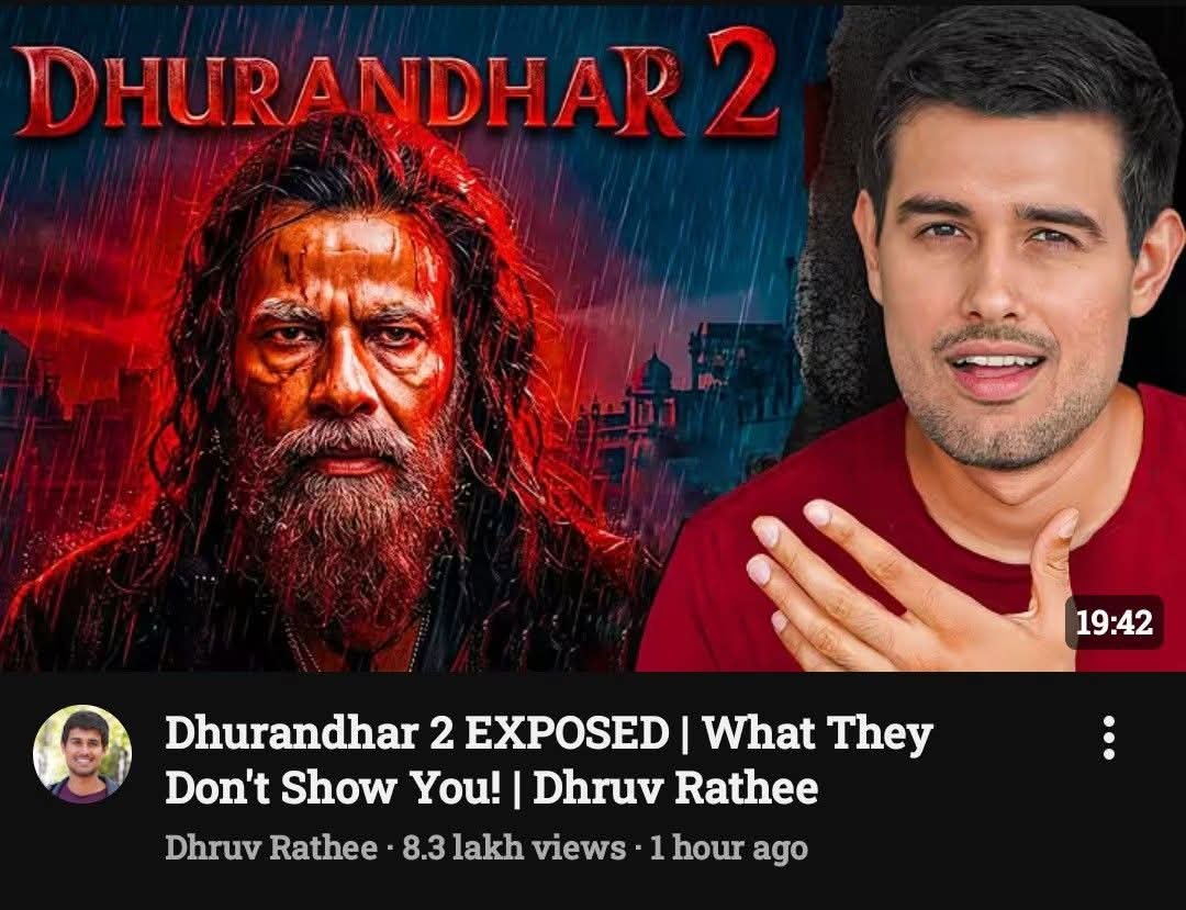 Harshal0126's tweet photo. I watched Dhruv Rathee’s video and it felt biased.
He spoke disrespectfully about Aditya Dhar and Narendra Modi using “tu” and “uska.”
But suddenly turned respectful when mentioning Atiq Ahmed.
That inconsistency makes his content seem agenda-driven rather than honest analysis. https://t.co/SUkkb8IArS