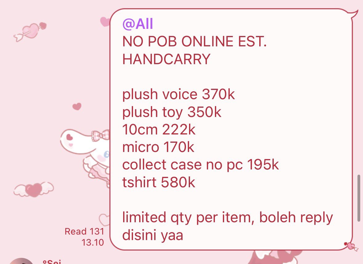 🐥sana || Jastip Korea Jepang Persod tweet media