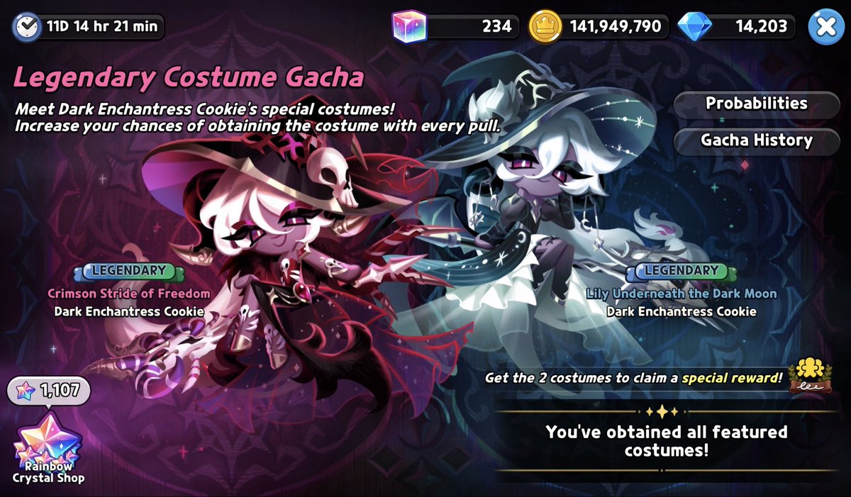 Goofnuggety's tweet photo. I don’t even have Dark Enchantress Cookie lmfao https://t.co/5vnS7XlWB4