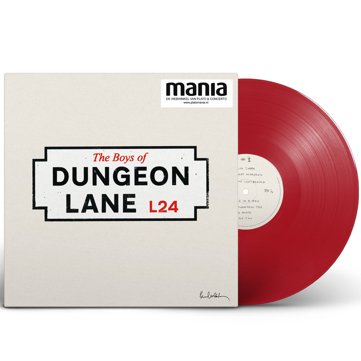 ポール・マッカートニーの『The Boys of Dungeon Lane』カラーLP（黒盤