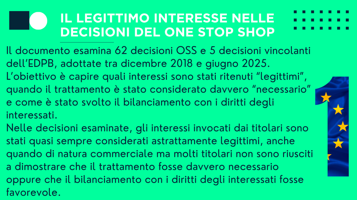 guidoscorza's tweet photo. #PrivacyDaily | @edpb ha pubblicato ieri il One-stop-shop Case Digest Legitimate interest redatto da TJ McIntyre, un esperto indipendente. È uno strumento di lavoro utile per gli addetti ai lavori | Chi volesse leggerlo lo trova qui https://t.co/zvATsXlg6H https://t.co/jTJdB3GSFP