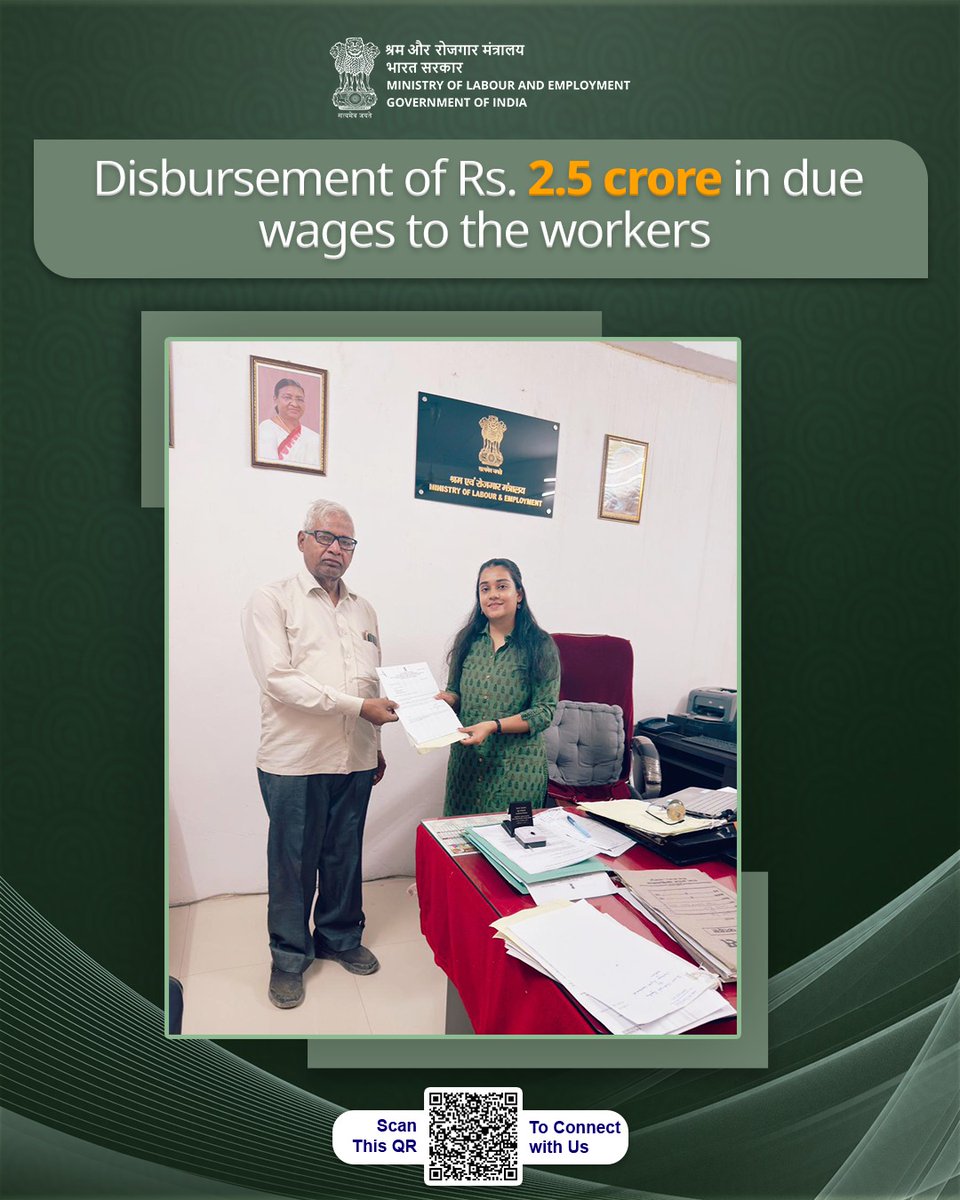 Ministry of Labour & Employment, GoI tweet media