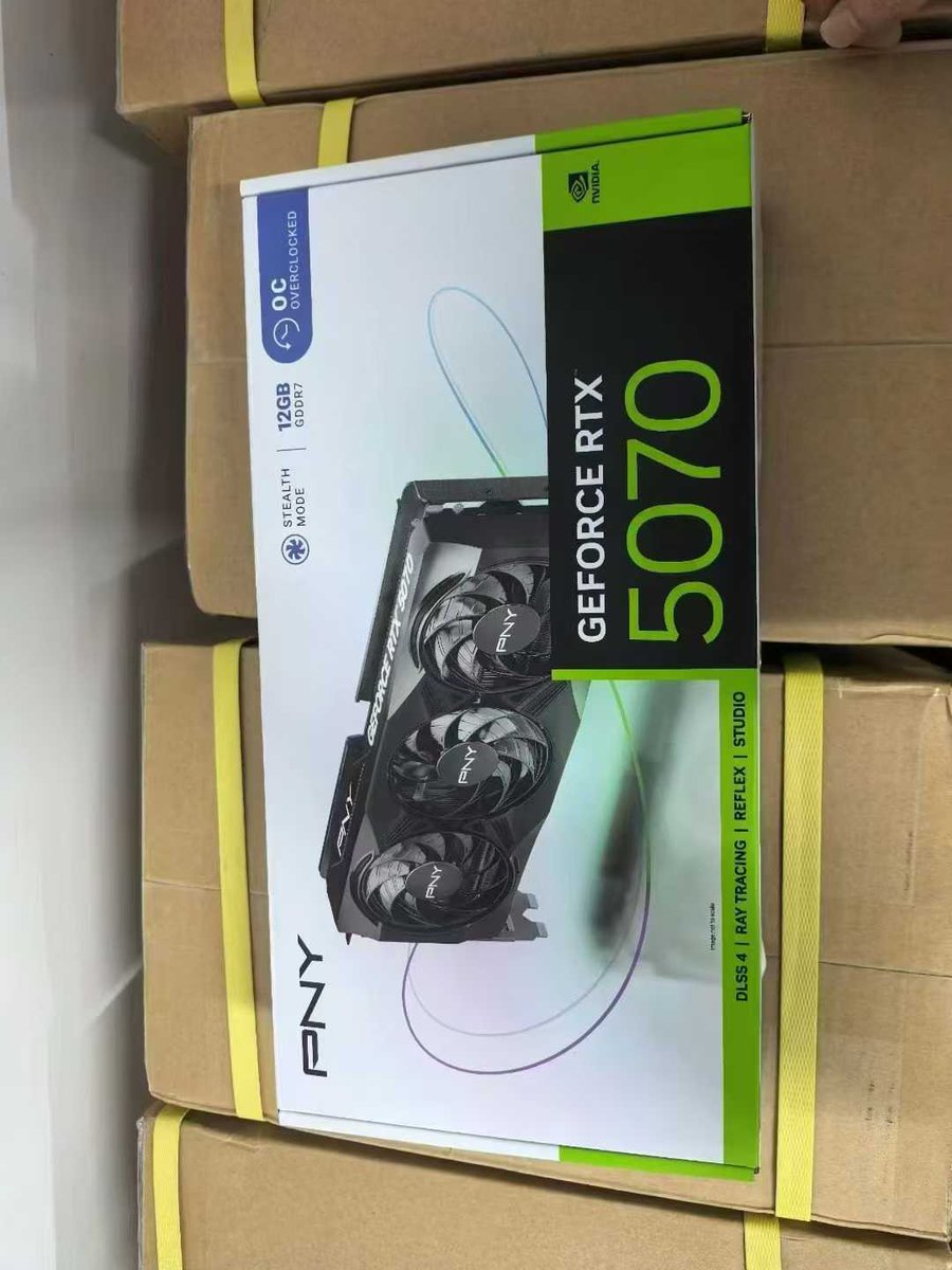 minersking_wei's tweet image. In stock in Hong Kong: RTX 5070 12GB. If interested, please send a private message or contact me via WhatsApp: +86 18580747625
#gpu #graphicscard #pcgaming #gamingpc #rtx #nvidia #amd #pcbuild #gamingsetup #pcgamer