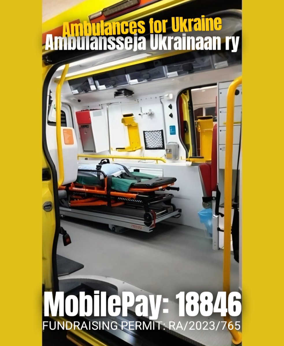 Ambulances for Ukraine - Ambulansseja Ukrainaan ry tweet media