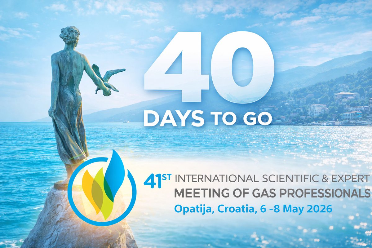 ⏳ 40 DAYS TO GO!

🌐 SECURE YOUR PLACE! REGISTER NOW: lnkd.in/g-CF5jK

🌐 BOOK YOUR STAND NOW and get direct access to key decision-makers in the gas industry!

For more details on booth reservations and participation, feel free to contact: danijela.duz@hsup.hr.