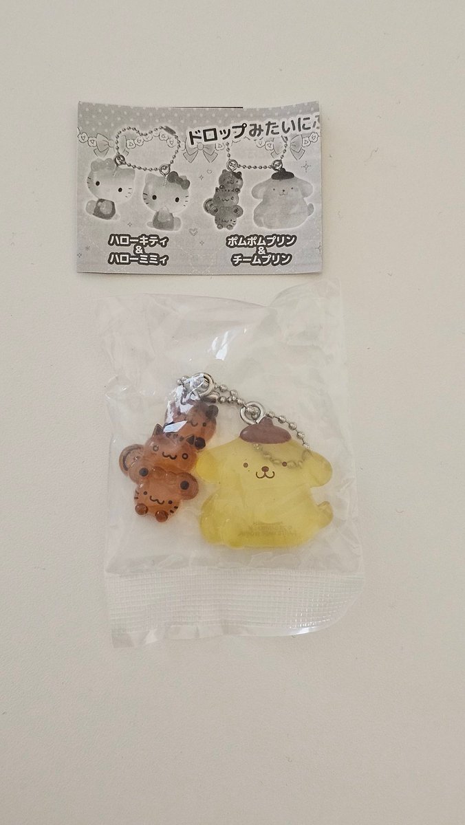 doxom_'s tweet photo. ▫交換▫
サンリオキャラクターズなかよしドロップチャーム

譲 : ポムポムプリン

求 : キティ、ミミィ

郵送での交換希望です🎈 https://t.co/yeTaONMm5G