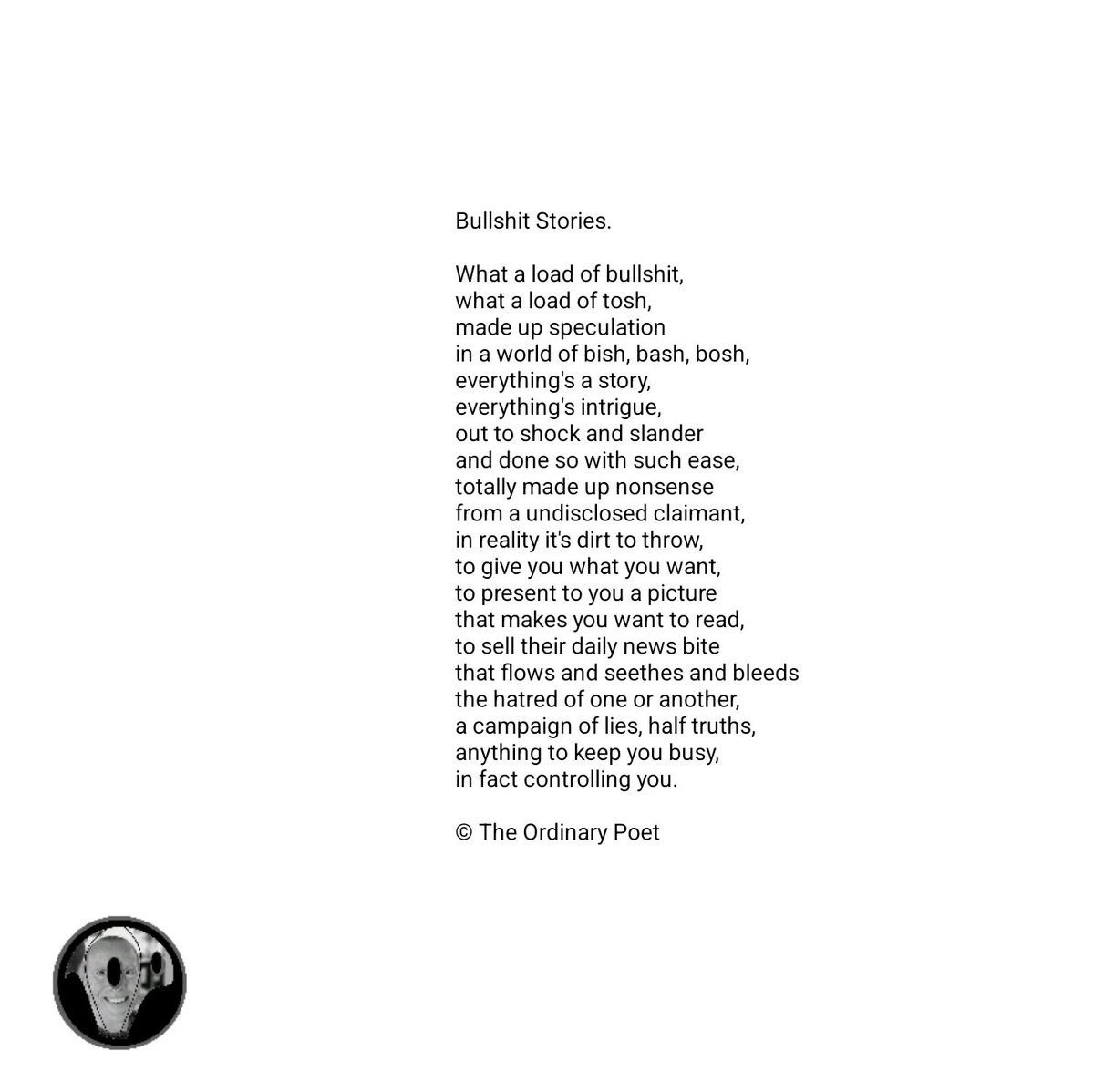 The Ordinary Poet tweet media