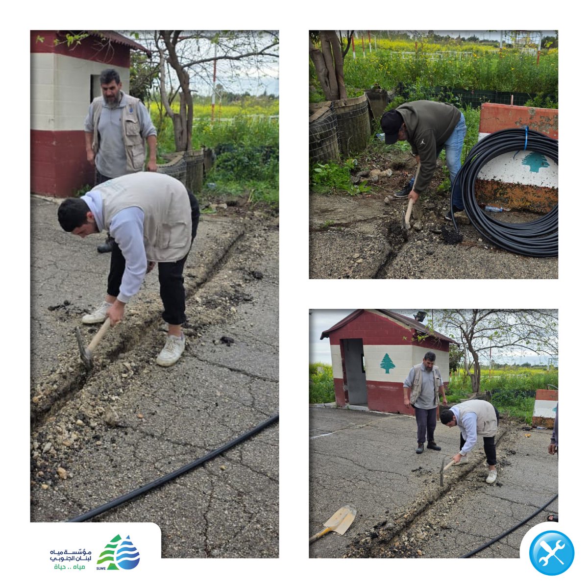 #مؤسسة_مياه_لبنان_الجنوبي | دائرة مياه #صيدا
فرق المؤسسة تنجز استحداث خط توزيع في #ثانوية_الحارة_الرسمية - #مار_الياس، وتؤمن المياه للأهل المستقرين فيهما.