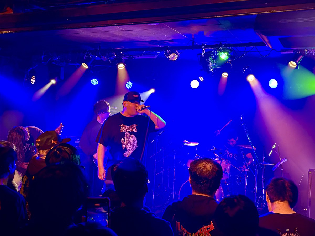 DaisukeSumida1's tweet photo. Live in Mar. 21, 2026
西永福JAM
「Sanguinary Design Vol.05」でのLIVE Photo②!!🤘🔥🔥🔥🤘
Gorevent
#Gorevent
#SanguinaryDesign #Vol05
#SlamDeath #DeathMetal
#LivePhoto https://t.co/aaoMz3pwIP