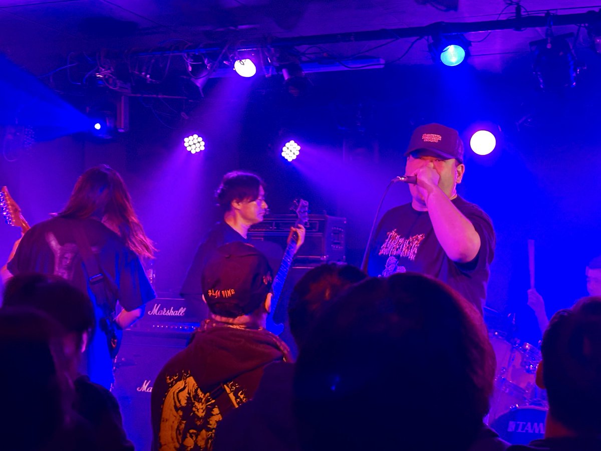 DaisukeSumida1's tweet photo. Live in Mar. 21, 2026
西永福JAM
「Sanguinary Design Vol.05」でのLIVE Photo②!!🤘🔥🔥🔥🤘
Gorevent
#Gorevent
#SanguinaryDesign #Vol05
#SlamDeath #DeathMetal
#LivePhoto https://t.co/aaoMz3pwIP