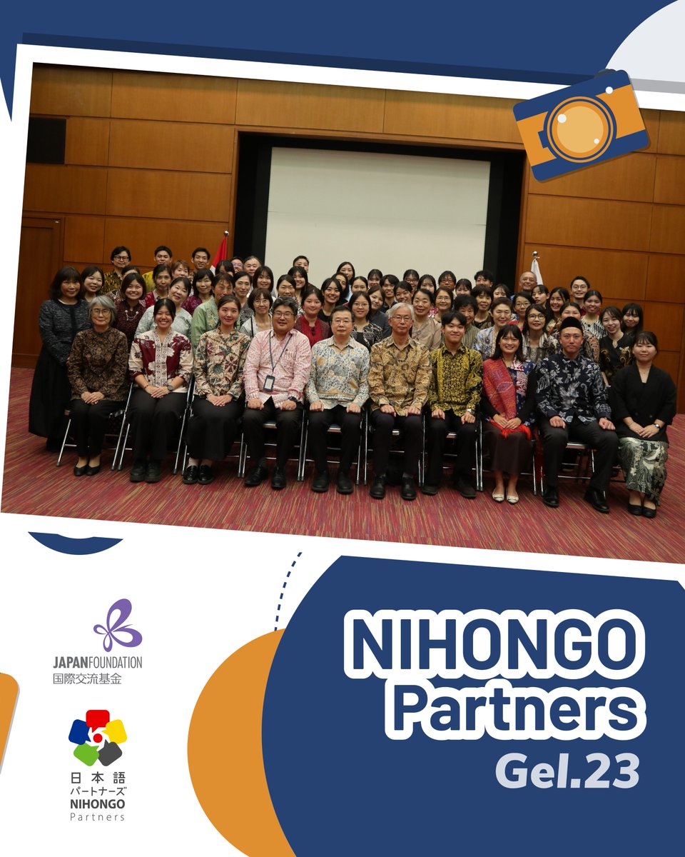 JF_Jakarta's tweet photo. Pada tanggal 12 Maret 2026, para NIHONGO Partners Gelombang 23 (wilayah Sumatera Utara, Jawa Tengah, Bali, NTB, Jawa Barat, Yogyakarta, dan Sulawesi Selatan) telah menyelesaikan tugasnya sebagai asisten guru Bahasa Jepang.

#NIHONGOPartners
#JFJakarta
#JapanFoundation https://t.co/AB7hjHkVqd