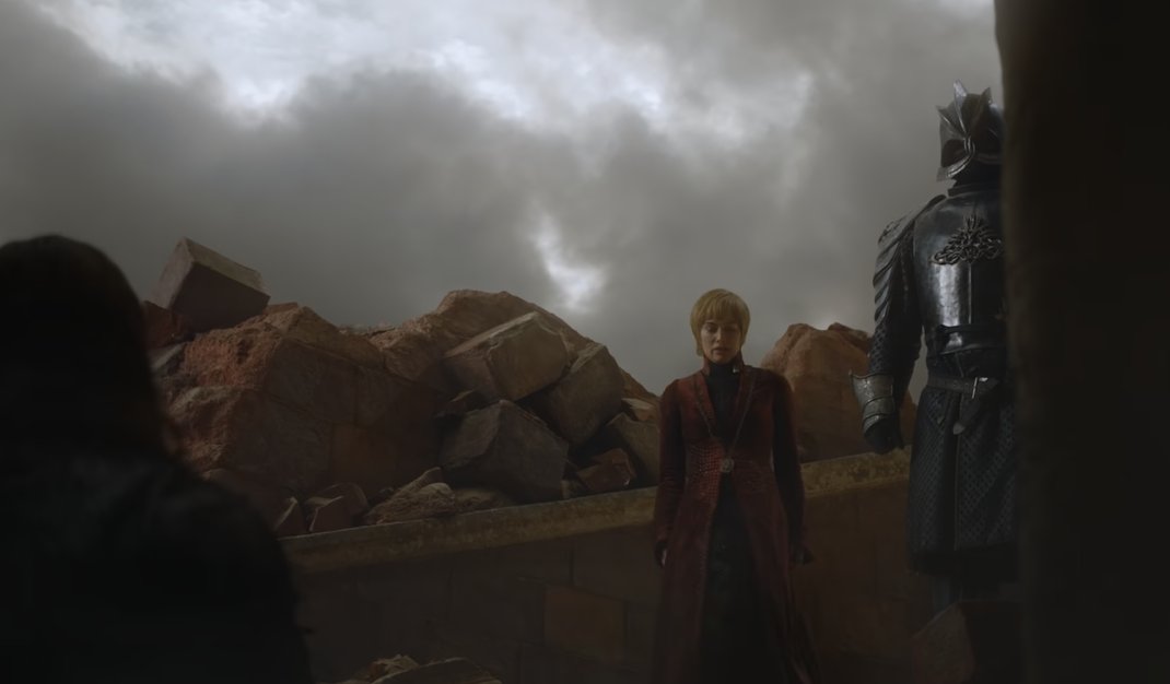 even cersei had to respect the hate and leave