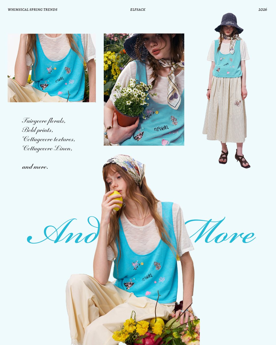 elfsackofficial's tweet image. 📸 GRWM: NOT YOUR BASIC SPRING OUTFIT.

But let’s get one thing straight: we are skipping the obedient "good girl" pastels today.
I’m dressing like the cover story of my own magazine.
Hunting for plot twists instead of Easter eggs this weekend. 🐰

#elfsack #GRWM #SpringStyle
