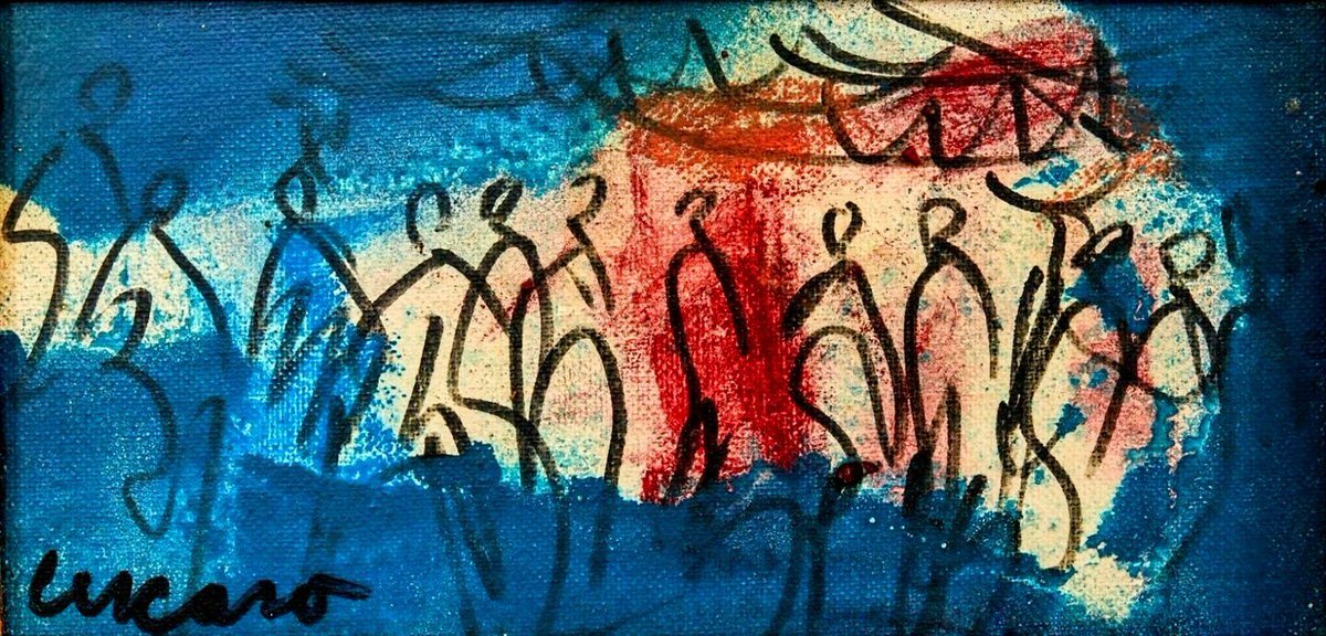 Place Cucaro beside mid‑century masters. What do you see? Echoes of impressionism. Flashes of expressionism. Proven history, signature brushwork, layered palettes—verifiable on our site: wix.to/qf5PFDE Why collect the revival? Because history breathes here #ArtCollecting