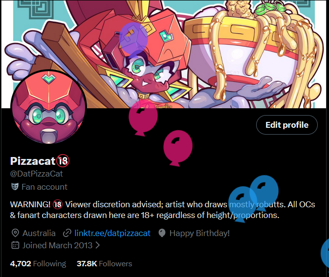 Pizzacat🔞 tweet media