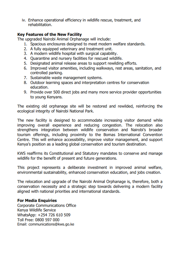 Kenya Wildlife Service tweet media